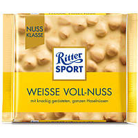 Шоколад Ritter Sport Weisse Voll-Nuss 100 гр.