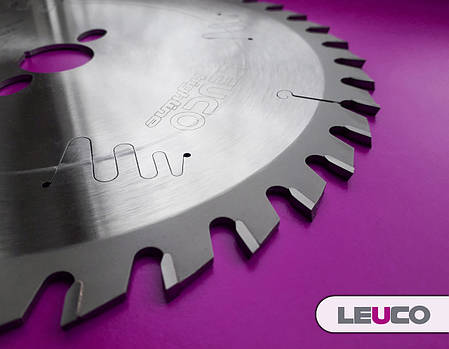 250x3,2x2,2x30 Z=40 Універсальний пиляльний диск по дереву Leuco для торцювання і подовжнього різу, фото 3