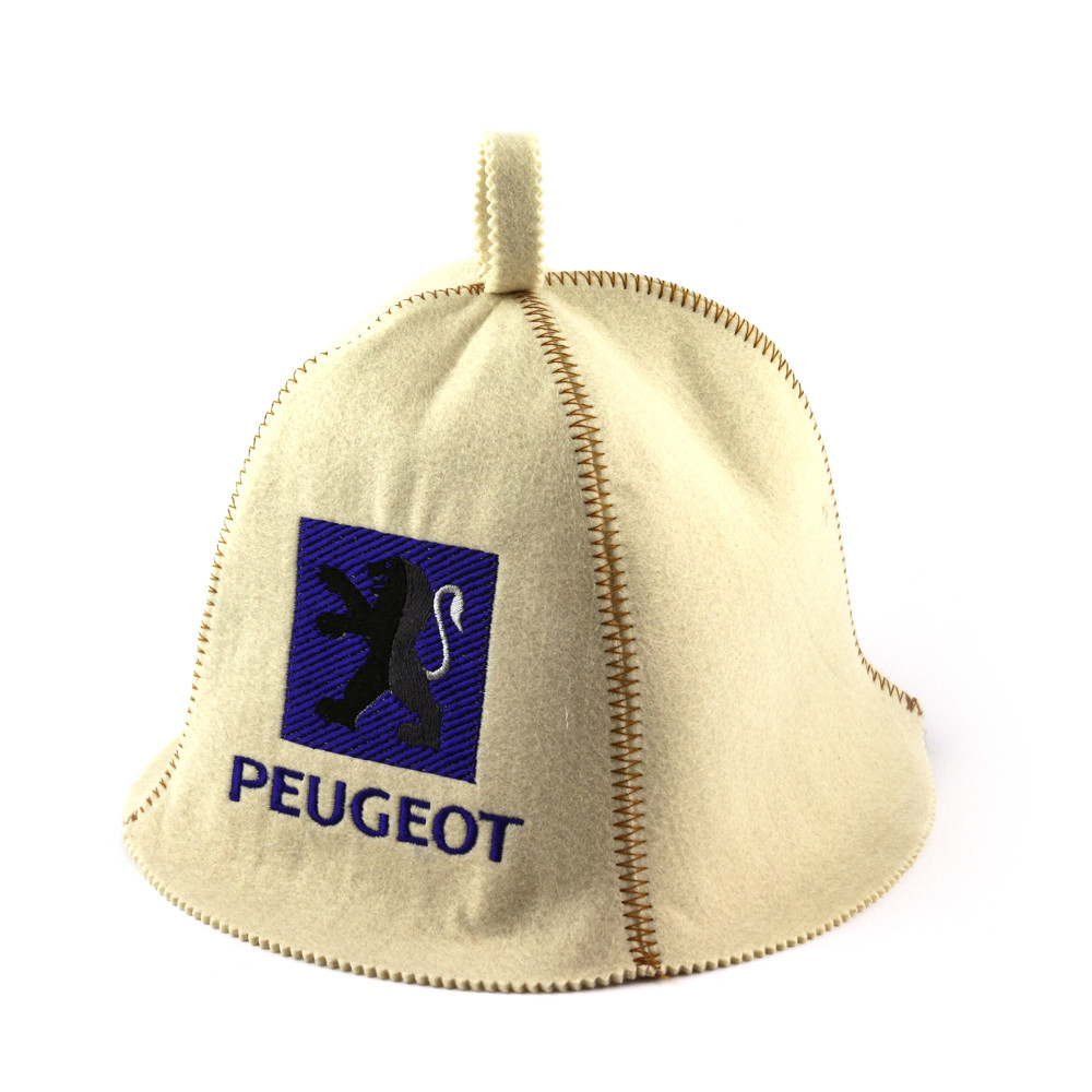 Шапка для сауни (біла), Peugeot, штучне хутро, Saunapro