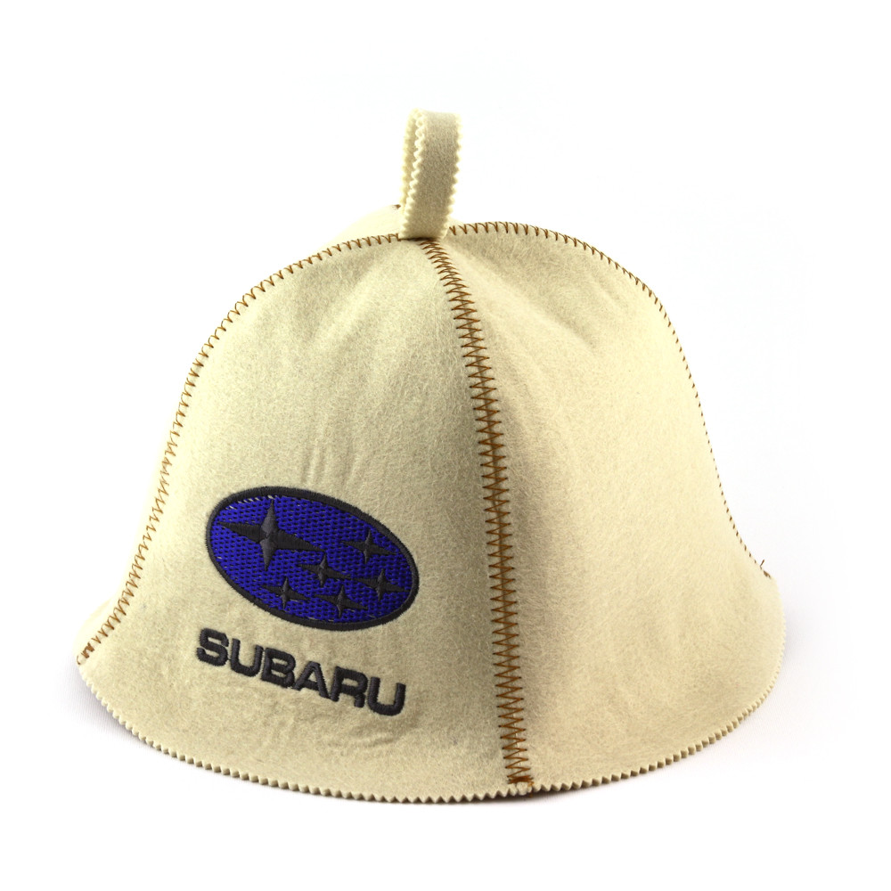Шапка для сауни (біла), SUBARU, штучне хутро, Saunapro