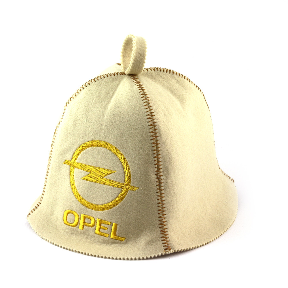 Шапка для сауни (біла), Opel, штучне хутро, Saunapro