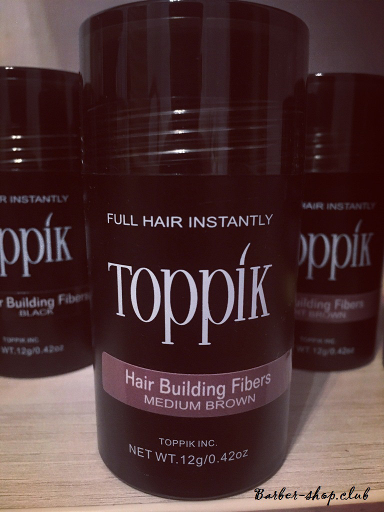 Кератиновый загуститель для редких волос Toppik 12 гр. medium brown - фото 3 - id-p721499688