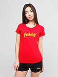 Жіночий комплект Thrasher футболка + шорти, трешер, фото 2