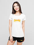 Жіночий комплект Thrasher футболка + шорти, трешер, фото 4