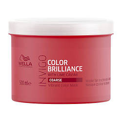 Маска для фарбованого жорсткого волосся Wella Invigo Color Brilliance Mask Coarse Hair 500 мл