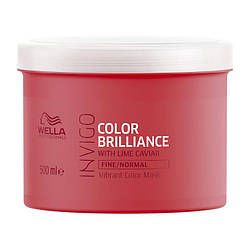 Маска для фарбованого нормального та тонкого волосся Wella Invigo Color Brilliance Mask Fine And Normal Hair 500 мл