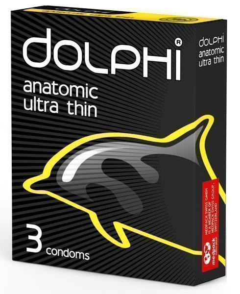 Презервативи "Dolphi" анатомічні надтонкі (3 шт)