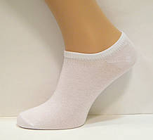 Короткі жіночі бавовняні шкарпетки білого кольору