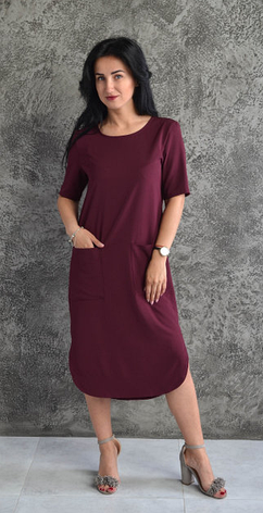 Літнє плаття з кишенями розміри 44-46, фото 2