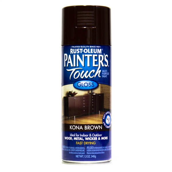Фарба універсальна Painter's Touch, коричнева глянсова, аерозоль, 0,34 кг