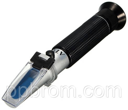 Рефрактометр для солі і цукру (0...100‰ Salt, 1,00...1,07 d20/20, 0...10% Brix) HT213ATC, фото 1