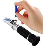 Рефрактометр для солі і цукру (0...100‰ Salt, 1,00...1,07 d20/20, 0...10% Brix) HT213ATC, фото 8