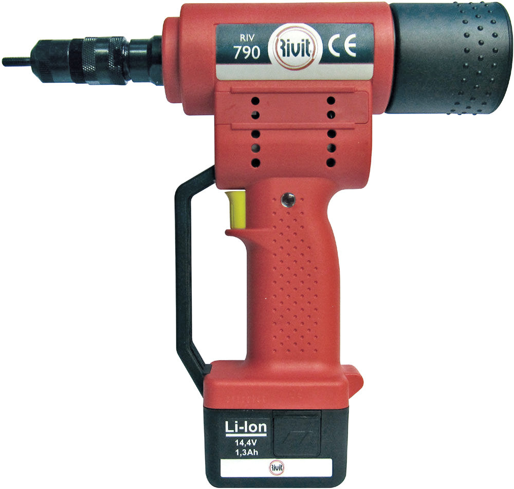 Пістолет для клепальних гайок акумуляторний RIV790 М4-М6, фото 1