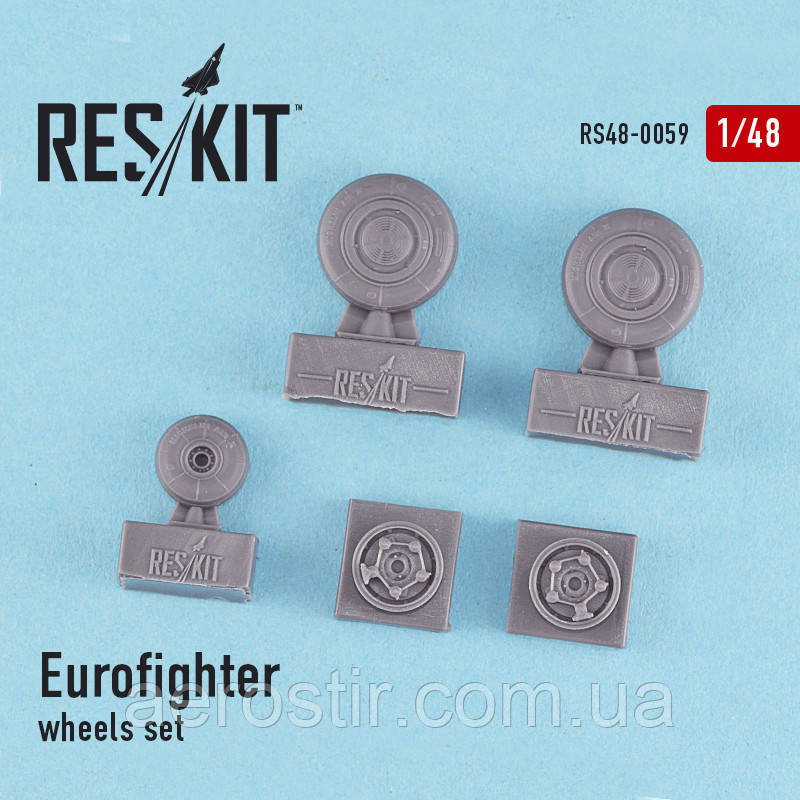 Eurofighter Typhoon wheels set 1/48 RES/KIT 48-0059, фото 1