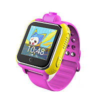 Детские умные часы SUNROZ Q730 смарт-часы с GPS 1.54"" 600mAh Розовый (SUN0909)