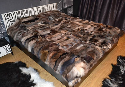 Хутряне покривало з песця, фото 1