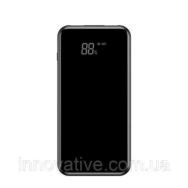 Павербанк з бездротовою зарядкою Baseus charger-powerbank QI (Чорний)