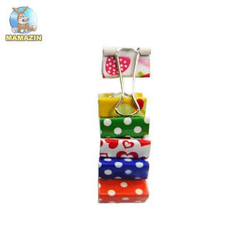 Біндер-затискач "Квіти" 19мм 105994 G-Rich