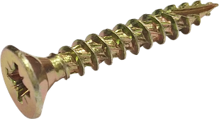 Шуруп для дерева 4,0х35 цинк жовтий PZ HW-J