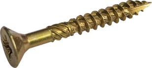 Шуруп з потайною головкою 4.0х50 цинк жовтий PZ HW-J