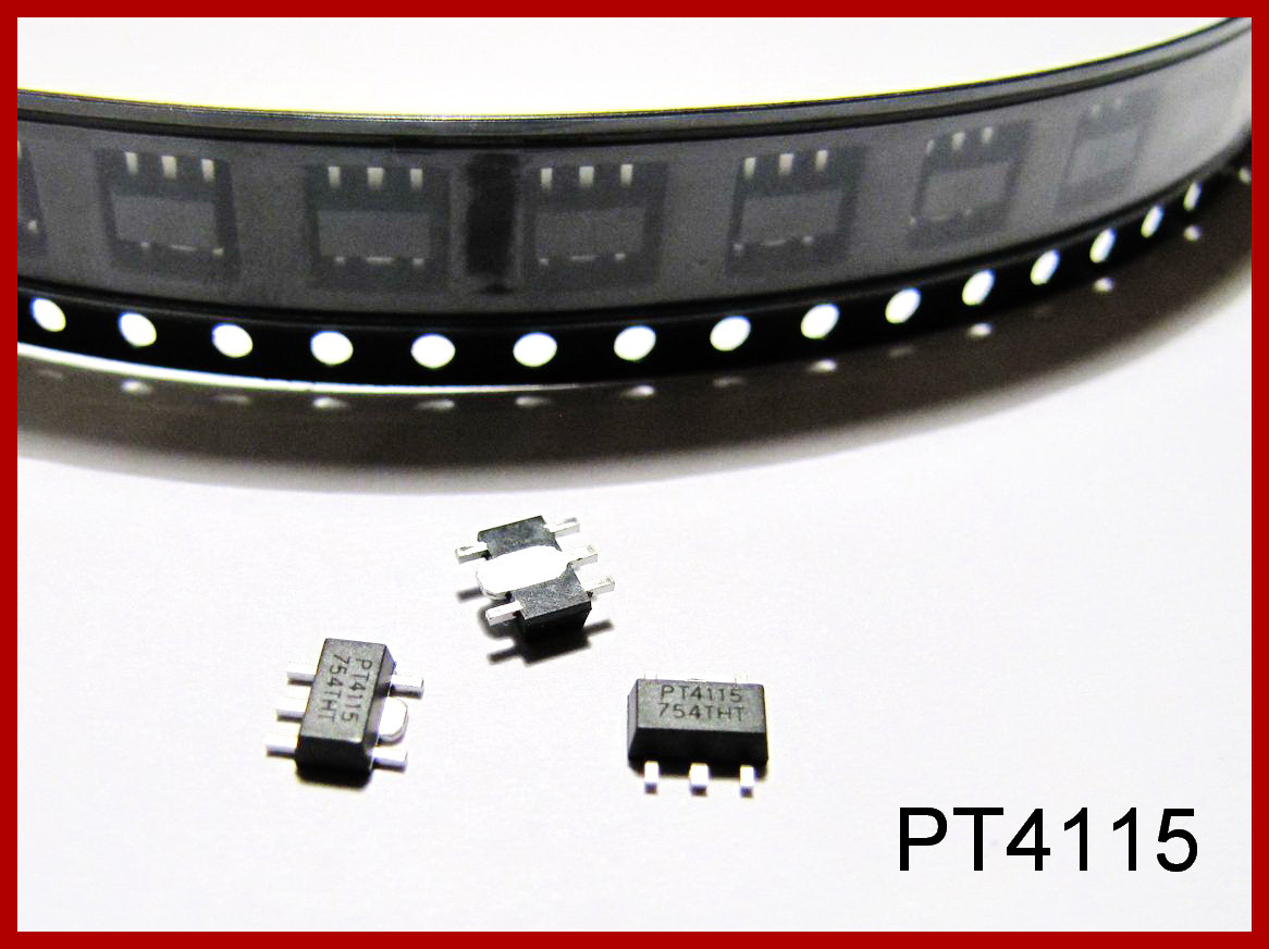 PT4115, драйвер світлодіода.