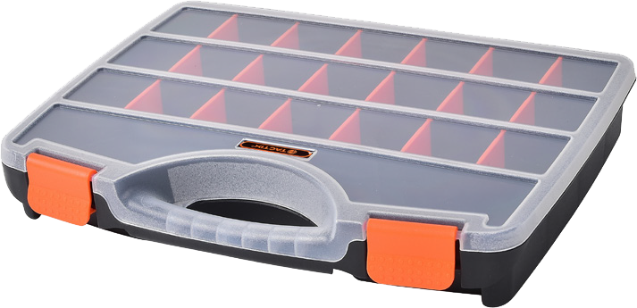 Органайзер для метизів 31х24х5см, 21 відділення, фото 1