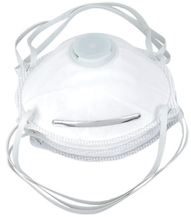 Респіратор від пилу з клапаном 3 шт.