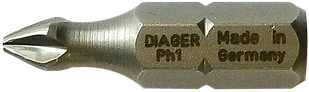 DIAGER Біта PH 0 25 мм хрестова