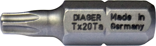 DIAGER Біта TR 10 25 мм зіркова з отвором