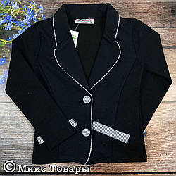 Темно сині піджаки для дівчаток Розміри: 116,128,140,152,164 см (02331-1)