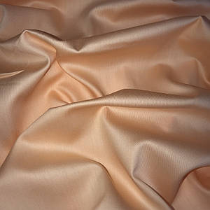 Сатин абрикосовий для постільної білизни, мерсеризований (ТУРЦІЯ шир. 2,4 м) (SAT-N-0012)