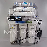 Система зворотного осмосу Aquafilter RP-RO7-75 з насосом