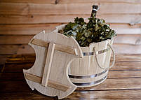 Запарник для віників дубовий 35 літрів hotdeal, фото 3