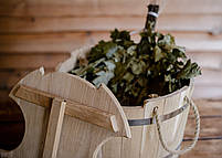 Запарник для віників дубовий 35 літрів hotdeal, фото 4