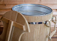 Запарник для віників дубовий 32 л із металевою вставкою hotdeal, фото 5