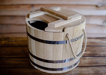 Запарник для віників дубовий 15 літрів mebelime