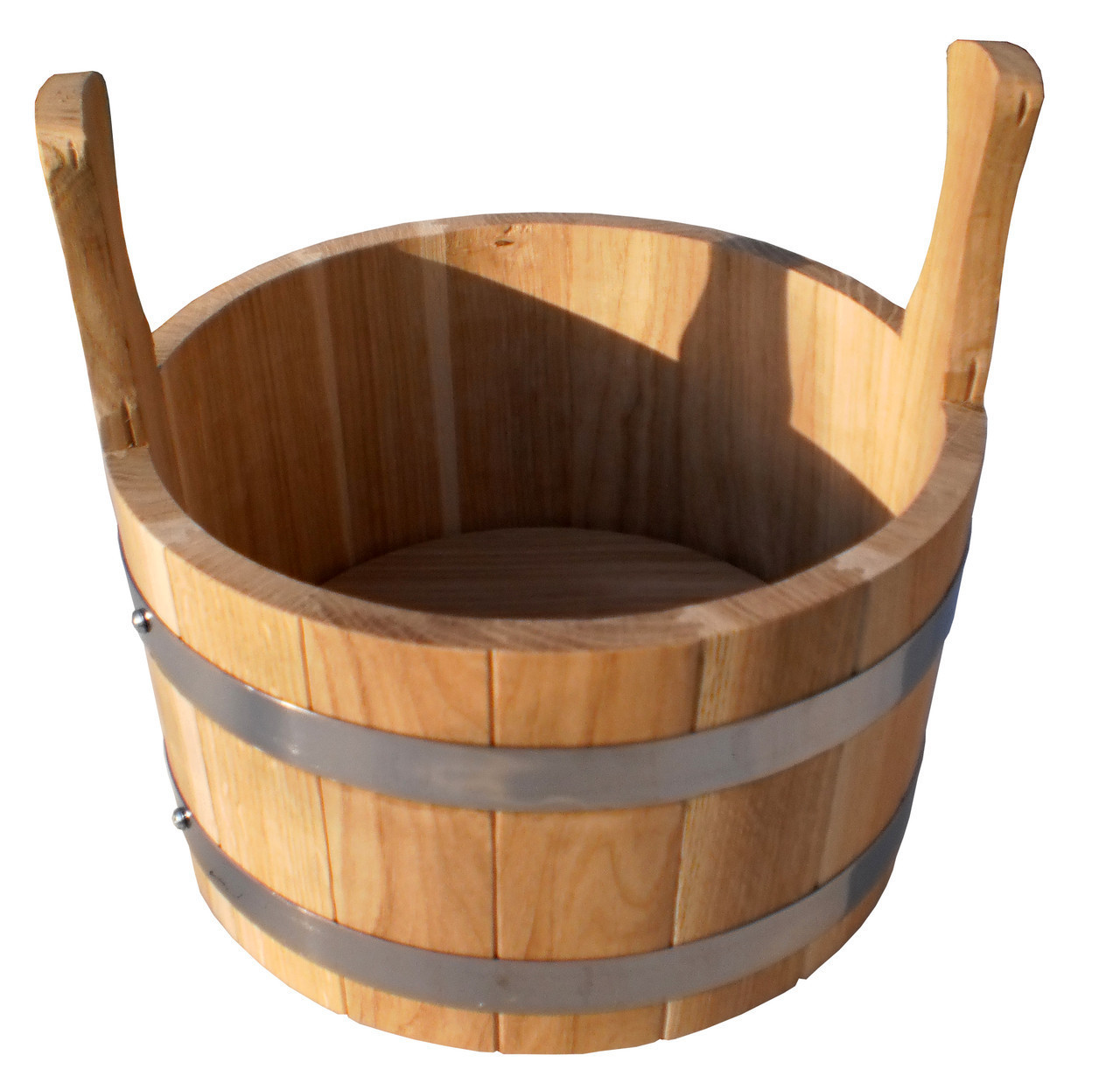 Шайка дубова для лазні та сауни 5 літрів hotdeal, фото 1