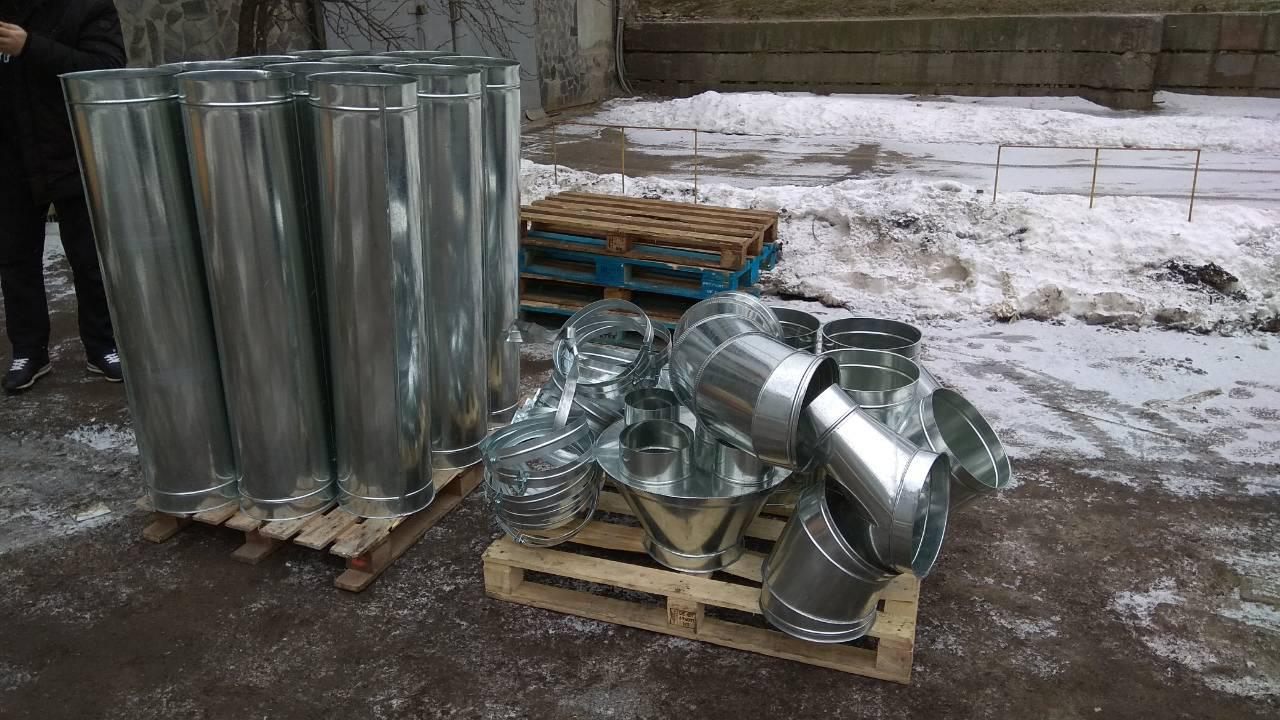 Димоходи Сендвіч Ø200 неіржавка/оцинковка 1 мм AISI430, фото 1