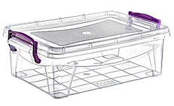 Контейнер на засувках 1,2 л прозорий