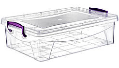 Контейнер на засувках 3,5 л прозорий