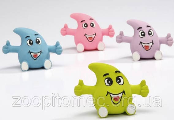 Іграшка для цуценят Flamingo (Фламінго) PUPPY TOY DROP крапля латекс, 9*5*6,5 см