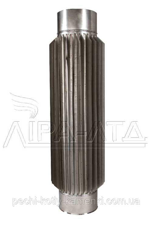 Труба-радіатор для димоходу 0,5 метра AISI 304, 321