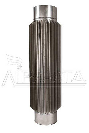 Труба-радіатор для димоходу 0,5 метра AISI 304, 321, фото 1