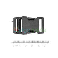 Застібка пластикова фастекс ЧОРНА, 50х30 мм, 1 шт