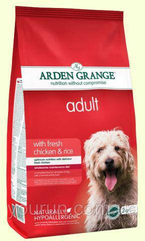 Arden Grange Adult Корм для дорослих собак з куркою та рисом 6кг, фото 1
