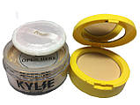 Пудра 2 в 1 Kylie loose powder & pressed powder (кайлі жовта)No2, фото 2