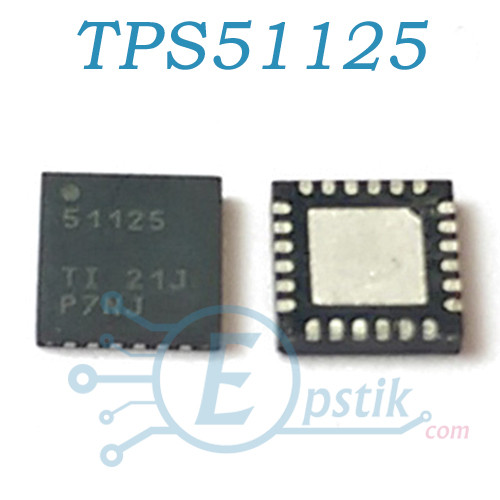 TPS51125 подвійний синхронний PWM контролер VQFN24