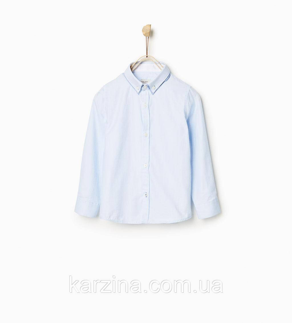 Блакитна сорочка ZARA 8лет (128см)