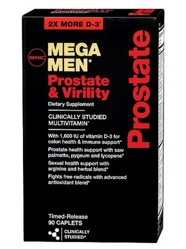 Вітаміни для чоловіків GNC Mega Men Prostate & Virility 90caps