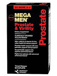 Вітаміни для чоловіків GNC Mega Men Prostate & Virility 90caps